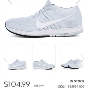 Nike Flyknit Sneakers (Platinum)